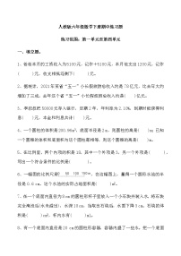 人教版六年级数学下册期中练习题(3)