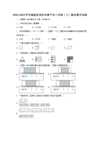 2022-2023学年福建省龙岩市漳平市三年级（上）期末数学试卷（含解析）