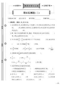 （2023春）六三制青岛版数学五年级下册-教育世家状元卷_期末检测题（三）