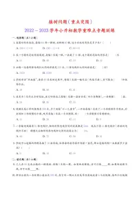 2022-2023学年小升初数学重难点专题训练 植树问题