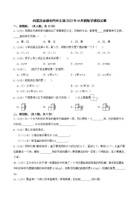 内蒙古赤峰市巴林左旗2023年小升初数学模拟试卷