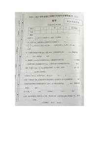 安徽省阜阳市太和县苗集镇长春小学2022-2023学年六年级下学期期中数学试题