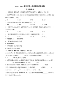 【小升初真题卷】2021-2022学年吉林省吉林市舒兰市人教版六年级下册期末测试数学试卷（原卷版+解析版）