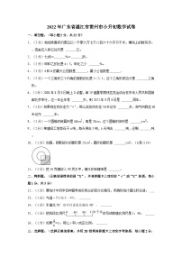 【小升初真题卷】2022年广东省湛江市雷州市小升初数学试卷（含解析）