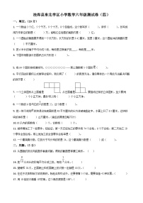 【小升初真题卷】2020-2021学年辽宁省沈阳市法库县北师大版六年级下册期末模拟测试数学试卷（原卷版+解析版）