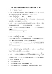 【小升初真题卷】2022年陕西省安康市紫阳县小升初数学试卷（b卷）（含解析）