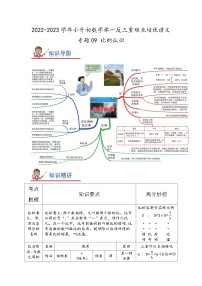 专题09《比的认识》 ——2022-2023学年小学数学六年级下册小升初全国通用版专题复习讲义（原卷版+解析版）