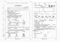 贵州省册亨县实验小学2022年4月知识过关测试五年级数学试卷（无答案）