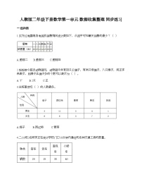 小学数学1 数据收集整理当堂达标检测题