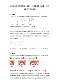 小升初知识点分类汇编（北京）-10探索规律（试题）-六年级数学下册人教版