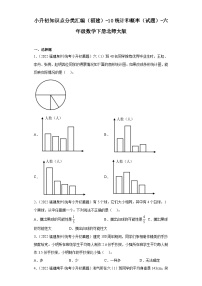 小升初知识点分类汇编（福建）-10统计和概率（试题）-六年级数学下册北师大版