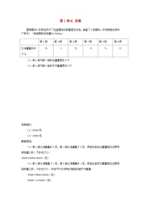 人教版1 负数练习