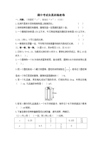 北师大版数学六年级下册期中考试全真训练密卷（重点学校卷）（含答案）