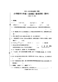 广东省揭阳市揭东区2022-2023学年六年级下学期期中考试数学试题