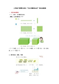 【期末复习】小学数学二年级下册人教版单元知识点梳理：第七单元