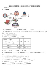 福建省三明市泰宁县2022-2023学年三下数学期末调研试题含解析