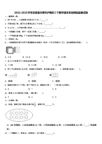 2022-2023学年安徽省合肥市庐阳区三下数学期末质量跟踪监视试题含解析