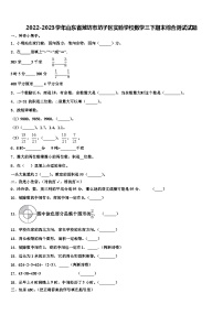 2022-2023学年山东省潍坊市坊子区实验学校数学三下期末综合测试试题含解析