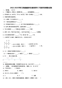 2022-2023学年江西省南昌市东湖区数学三下期末检测模拟试题含解析