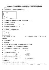 2022-2023学年湖北省黄石市大冶市数学三下期末达标检测模拟试题含解析