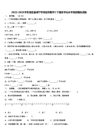 2022-2023学年湖北省咸宁市赤壁市数学三下期末学业水平测试模拟试题含解析