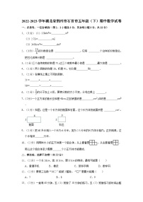 2022-2023学年湖北省荆州市石首市五年级（下）期中数学试卷