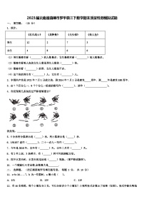 2023届云南省曲靖市罗平县三下数学期末质量检测模拟试题含解析