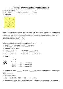 2023届广西钦州市钦北区数学三下期末质量检测试题含解析