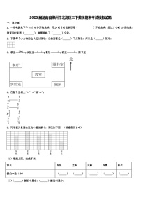 2023届湖南省郴州市北湖区三下数学期末考试模拟试题含解析