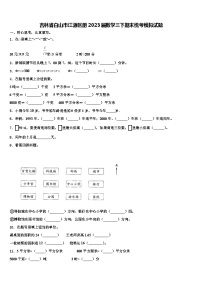 吉林省白山市江源区册2023届数学三下期末统考模拟试题含解析