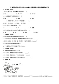 大理白族自治州云龙县2023届三下数学期末质量检测模拟试题含解析