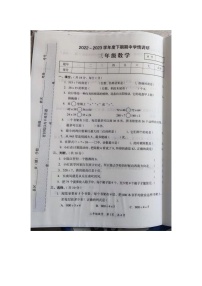 河南省周口市扶沟县城郊乡新村小学2022-2023学年三年级下学期期中学情调研数学试题