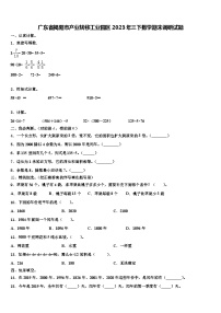 广东省揭阳市产业转移工业园区2023年三下数学期末调研试题含解析