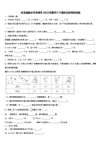 河北省衡水市深州市2023年数学三下期末达标检测试题含解析