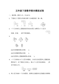 人教版五年级下册数学期末模拟试卷（9）