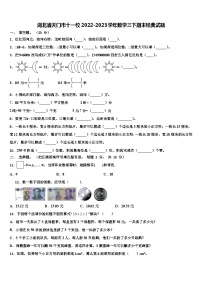 湖北省天门市十一校2022-2023学年数学三下期末经典试题含解析