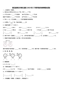 湖北省黄石市黄石港区2023年三下数学期末调研模拟试题含解析