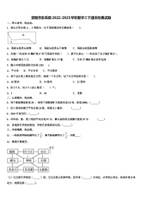 资阳市安岳县2022-2023学年数学三下期末经典试题含解析