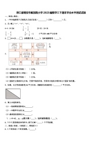 浙江省瑞安市解放路小学2023届数学三下期末学业水平测试试题含解析