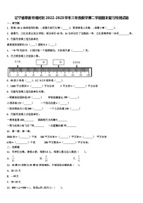 辽宁省阜新市细河区2022-2023学年三年级数学第二学期期末复习检测试题含解析