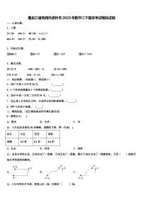 黑龙江省鸡西市虎林市2023年数学三下期末考试模拟试题含解析