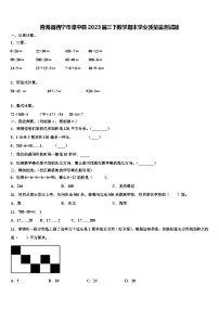 青海省西宁市湟中县2023届三下数学期末学业质量监测试题含解析