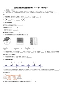 青海省玉树藏族自治州囊谦县2023年三下数学期末含解析