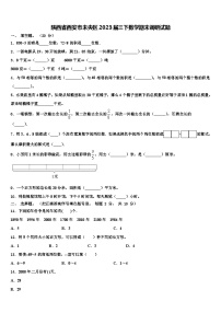 陕西省西安市未央区2023届三下数学期末调研试题含解析