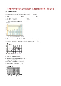 【暑假提升复习】小学数学北师大版四年级下册单元专项提升复习 6.数据的表示和分析  四升五专用（含答案）