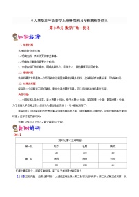 【暑假预习】小学四年级人教版数学上册暑假预习讲义（知识点+例题+练习）第8单元数学广角优化（含解析）