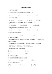 期末专题练习 分数的意义和性质（试题）五年级下册数学 人教版