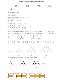 【小升初专题复习】部编版人教版小学数学总复习数与形专项卷（带答案）