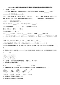 2022-2023学年河南省平顶山市湛河区数学四下期末达标检测模拟试题含解析