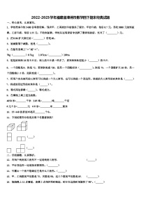 2022-2023学年福建省漳州市数学四下期末经典试题含解析